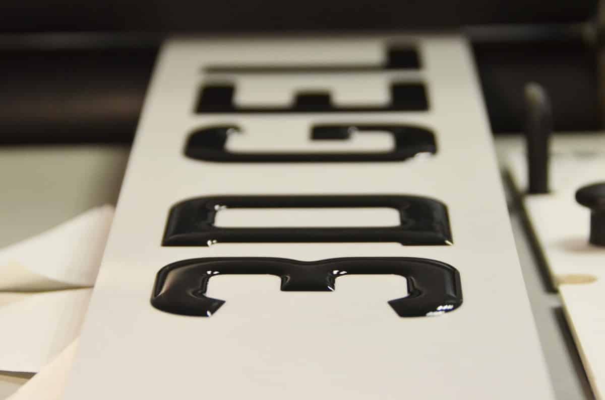 3D GEL NUMBER PLATES FROM NUMBER 1 PLATES img